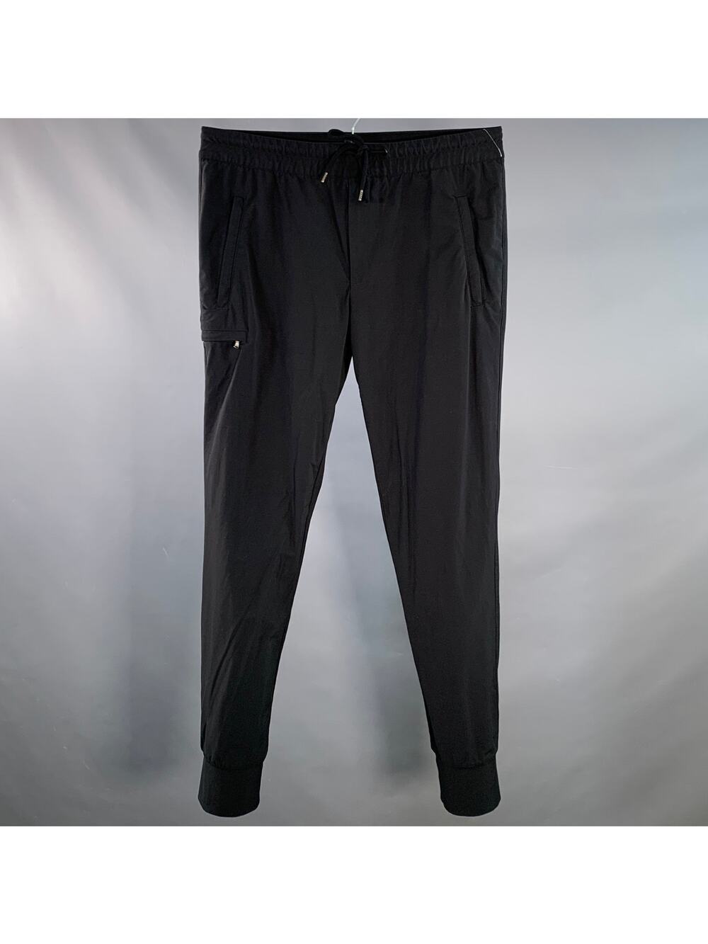 JAMES PERSE Size M Black Cotton Blend Joggers Casual Pants
